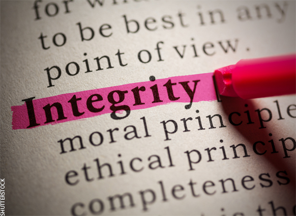 Integrity means